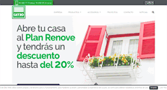 Desktop Screenshot of getxoventanas.com